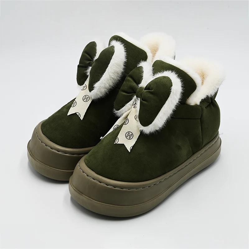 bow half-top snow ເກີບ